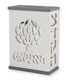 Agayof Tree Of Life Aluminum Tzedakah Box - Silver