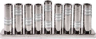 Yair Emanuel Hammered Nickel Hanukkah Menorah - Decorative Tube Candle Holders