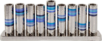 Yair Emanuel Hammered Nickel Hanukkah Menorah - Decorative Tube Candle Holders