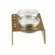 Adi Sidler Shabbat Shalom Candlesticks, Table Design - Gold