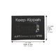 Keep Your Kippah On Your Head, Hidden Clip with 3M Sticker