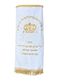 Velvet Torah Mantle for Torah Scroll - Torah Crown and Hebrew Words, Color Choice