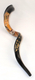 Hand Painted Yemenite Shofar - Lion of Judah with Crown