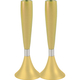 Yair Emanuel Anodized Aluminum Slender Shabbat Candlesticks