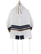 Dramatic Black-Gold-White Tallit Set by Ronit Gur