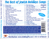 Best of Jewish Holiday Audio CD