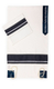 Tallit Set by Ronit Gur with Gray Stripe of David