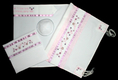 Ronit Gur Pink Flower Tallit Prayer Shawl Set with Bag and Kippah