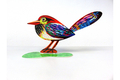David Gerstein Free Standing Double Sided Steel Sculpture - Musical Bird