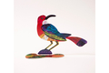 David Gerstein Free Standing Double Sided Steel Sculpture - Friendly Bird