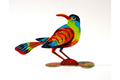 David Gerstein Free Standing Double Sided Steel Sculpture - Friendly Bird