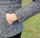 Blue Opal Hamsa Silver Bracelet