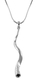 Silver Yemenite Shofar Necklace Pendant Rhodium Plated
