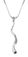 Silver Yemenite Shofar Necklace Pendant Rhodium Plated