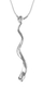 Silver Yemenite Shofar Necklace Pendant Rhodium Plated