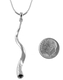 Silver Yemenite Shofar Necklace Pendant Rhodium Plated
