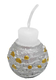 Decorative Handcrafted Havdalah Candle, Jerusalem - Two Tone, Silver or Gold