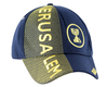 Jerusalem Baseball Cap with Menorah Emblem