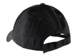 Black Baseball Cap - Silver Jerusalem Image