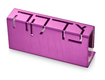Adi Sidler Contemporary Anodized Aluminum Charity Tzedakah Box - Purple