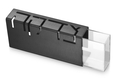 Adi Sidler Contemporary Anodized Aluminum Charity Tzedakah Box - Black