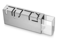 Adi Sidler Contemporary Anodized Aluminum Charity Tzedakah Box - Silver