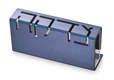 Adi Sidler Contemporary Anodized Aluminum Charity Tzedakah Box - Blue