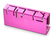 Adi Sidler Contemporary Anodized Aluminum Charity Tzedakah Box - Pink