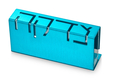 Adi Sidler Contemporary Anodized Aluminum Charity Tzedakah Box - Turquoise