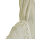 Talitnia Acrylic Tallit Imitation Wool Prayer Shawl - White & Silver Stripes