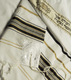 Talitnia Acrylic Imitation Wool Tallit Prayer Shawl - Black & Gold Stripes