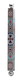 Dorit Judaica Aluminum Mezuzah Case - Colorful Oriental Design