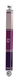 Dorit Judaica Aluminum Mezuzah Case - Shades of Pink and Maroon