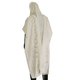 Talitnia Malchut Wool Non Slip Tallit Prayer Shawl - White Stripes