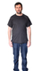 Talitnia Dry-Fit Tzitzit T-shirt With Kosher Tzitzis - Black