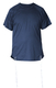 Talitnia Dry-Fit Tzitzit T-Shirt with Kosher Tzitzis, Dark Blue - Moisture-Wicking Athletic Shirt