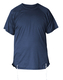 Talitnia Dry-Fit Tzitzit T-Shirt with Kosher Tzitzis, Dark Blue - Moisture-Wicking Athletic Shirt