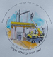 YehuditsArt Whimsical Handmade Wall Decor - Building the Third Temple