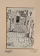 YehuditsArt Sketch Print of Narrow Alleyway in Safed