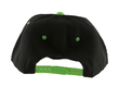 Baseball Cap with Jerusalem and Paint Splatter Design - Black & Green