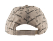 Baseball Cap with Jerusalem and Stars of David Design - Tan