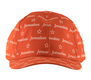 Baseball Cap with Jerusalem and Star of David Design - Red