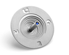 Adi Sidler Spiral Coil Chanukah Dreidel Brushed Aluminum - Silver