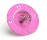 Adi Sidler Spiral Coil Chanukah Dreidel Brushed Aluminum - Pink