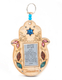 Wood Hamsa Wall Hebrew Home Blessing - Jerusalem with Semi-Precious Stones