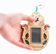 Wood Hamsa Wall Hebrew Home Blessing - Jerusalem with Semi-Precious Stones