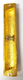 Rounded Mezuzah Case with Breastplate and Menorah Design - Off White & Burgundy
