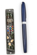 Rounded Mezuzah Case with Colorful Hoshen Breastplate and Menorah - Brown
