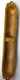 Rounded Mezuzah Case with Gleaming Tree of Life, Gold and Green - 5.3 Inches