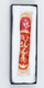 Rounded Mezuzah Case with Tree of Life - Gold, Red and Pink